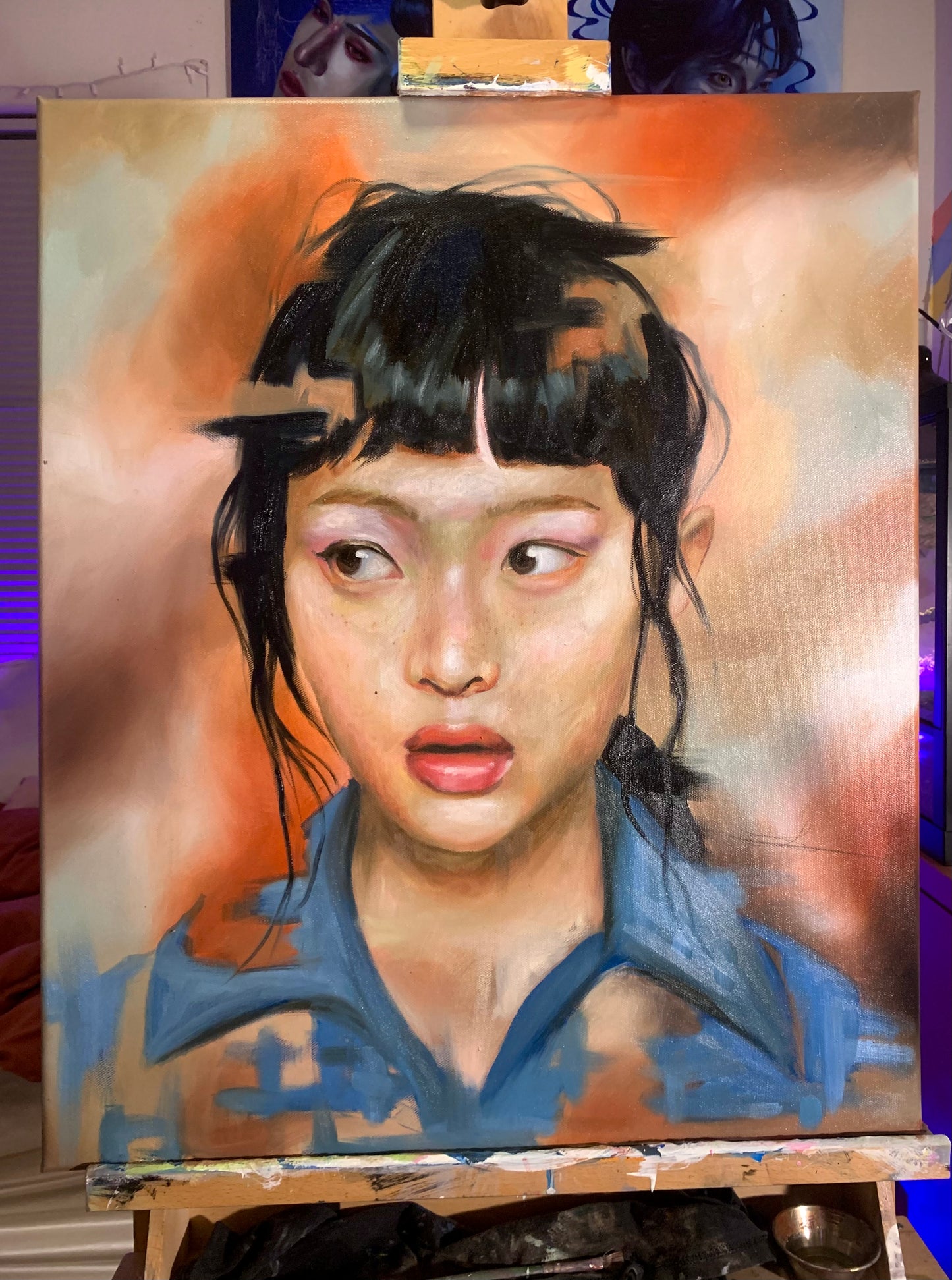 "Hanni Pham" Original oil painting