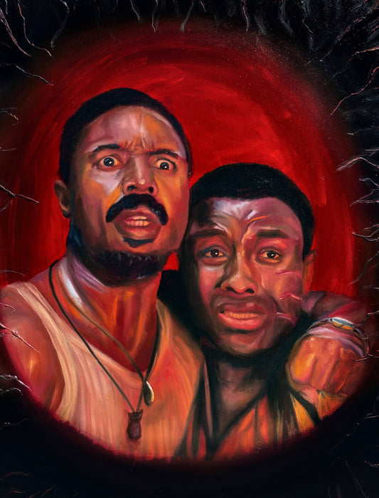 "Smoke & Sammie" Original oil painting