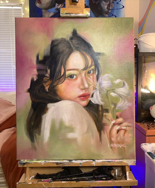 "In bloom" Original oil painting