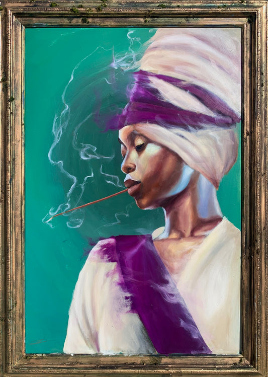"Erykah Badu" Original painting