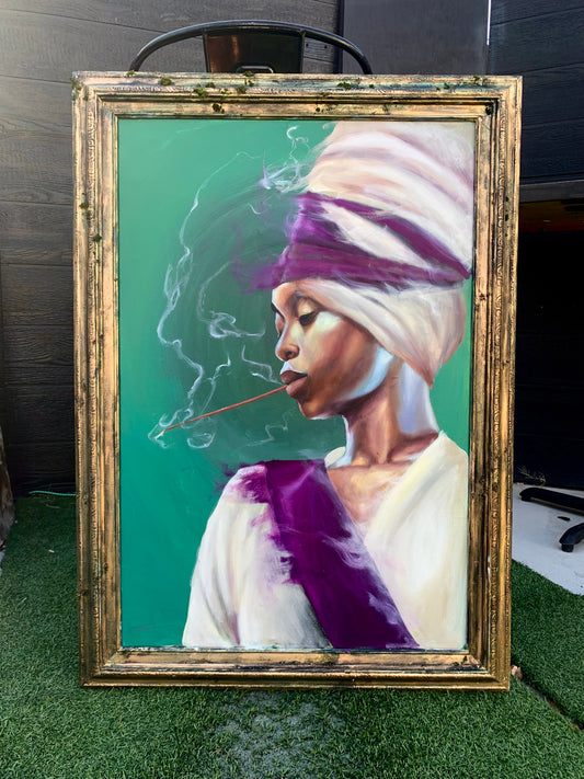 "Erykah Badu" Original painting